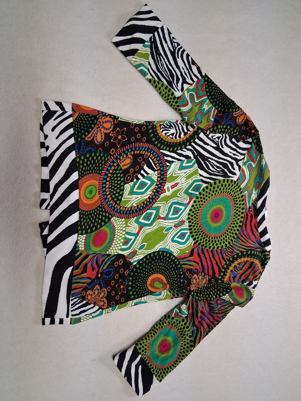 Joseph Ribkoff Multicolor Button-Down Print Shirt - Picture 5 of 6